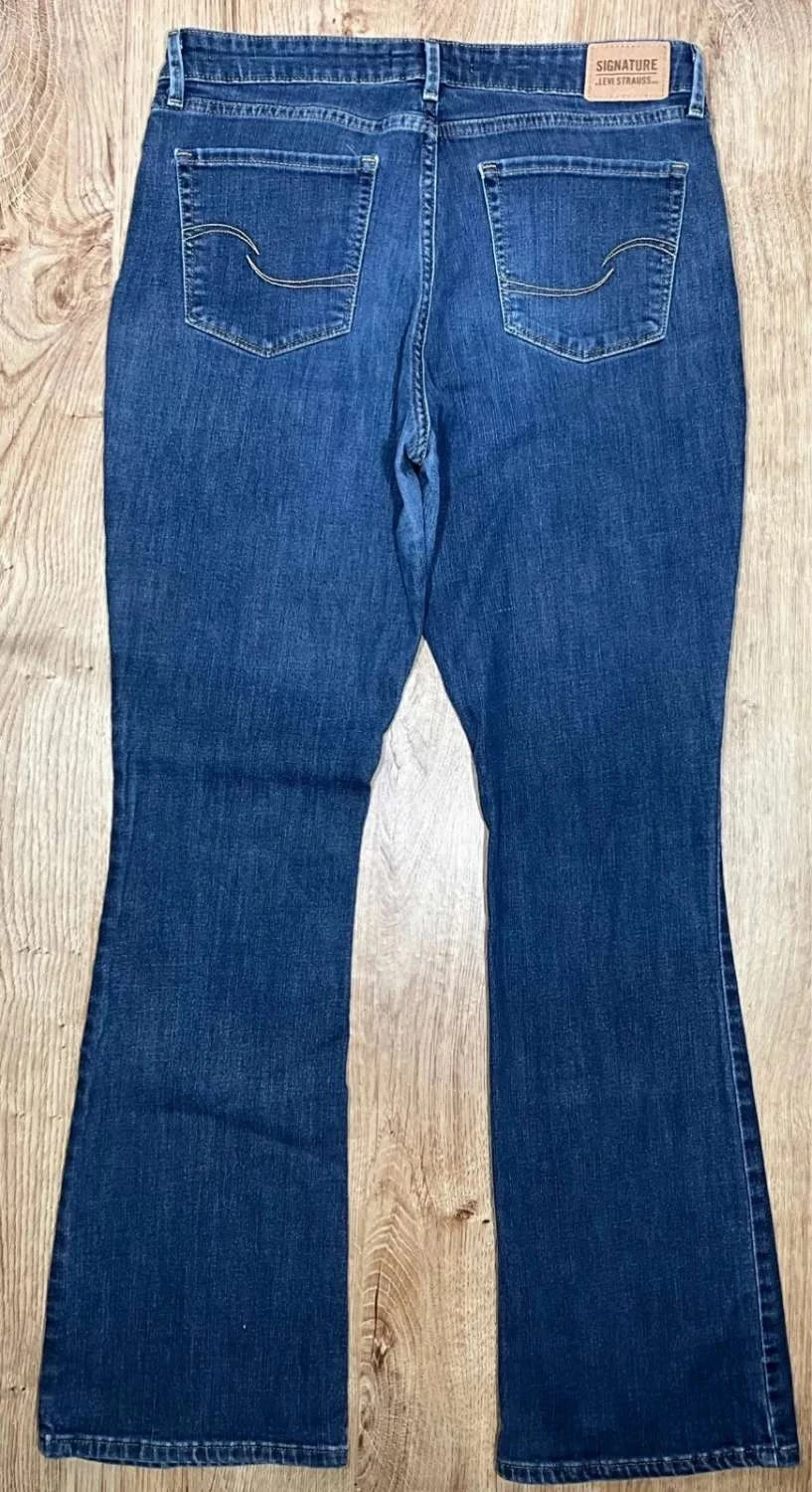 Jean Levi's Signature Mid-Rise Bootcut Taille W31 L32 Prepy Bleu Lvf 011 – photo 6